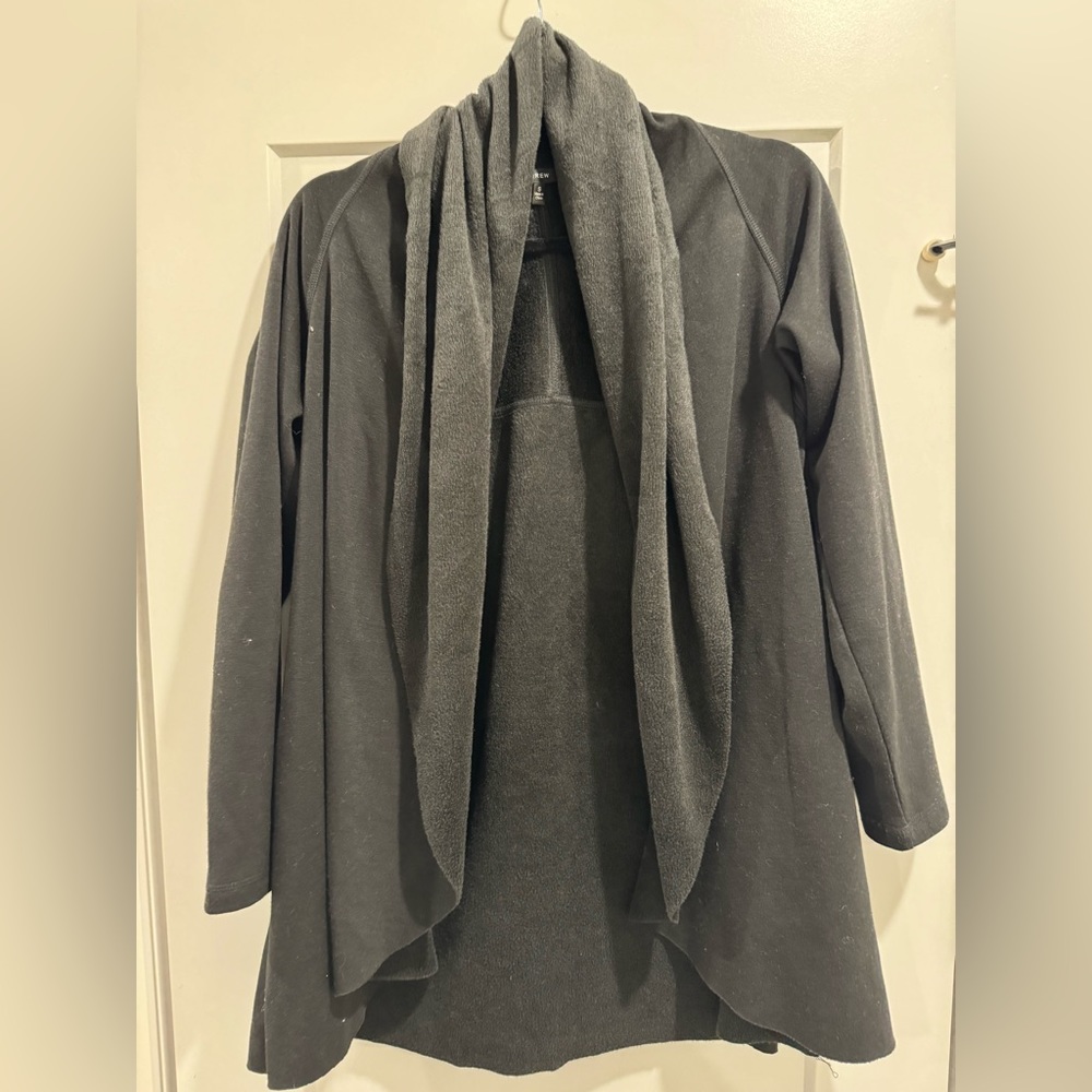 Black cardigan